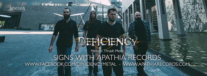 DEFICIENCY pochette du nouvel album