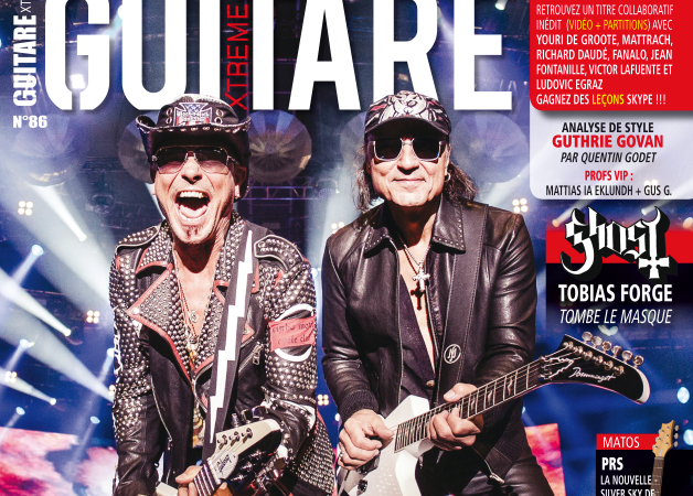 SCORPIONS en couverture de Guitare Extrême Magazine