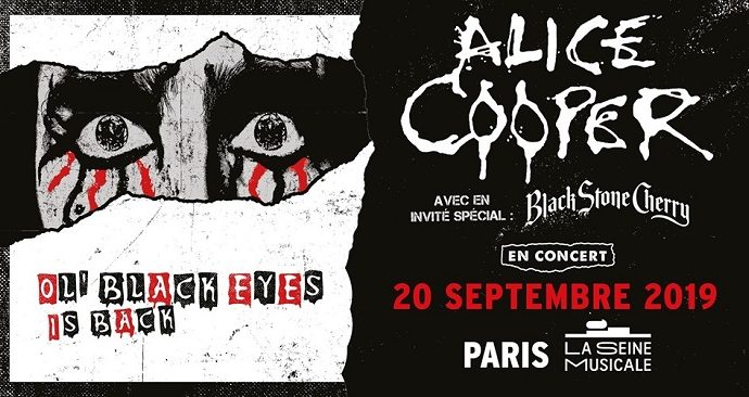 Alice Cooper + Black Stone Cherry le 20 septembre