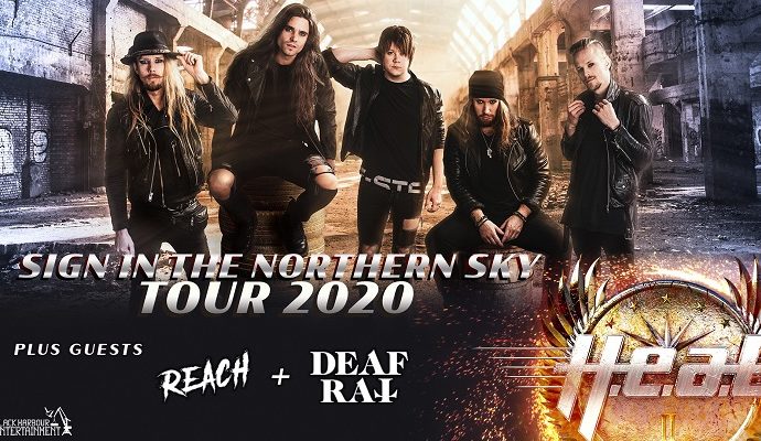 H.E.A.T en tournée avec Reach + Deaf Rat en mai