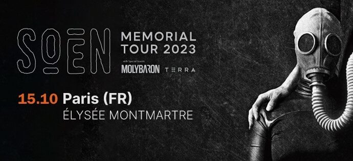 Soen + Molybaron à l&rsquo;Elysée Montmartre