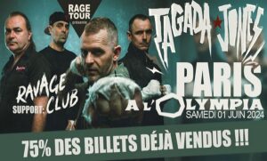 TAGADA JONES à L&rsquo;Olympia le 1er juin 2024