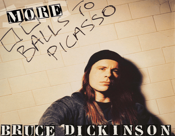 BRUCE DICKINSON réinvente « Balls To Picasso »
