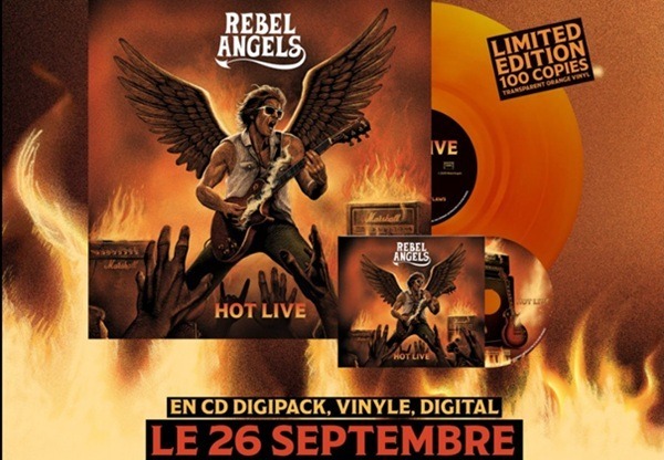 Rebel Angels : Nouvel EP Live « Hot Live »