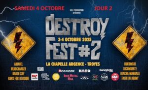 Destroy Fest : Samedi 4 octobre : J2