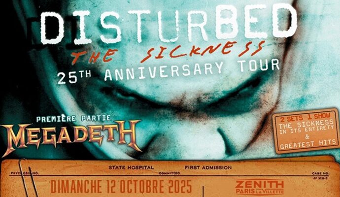 DISTURBED + MEGADETH au Zenith