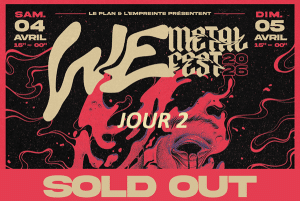 We Metal Fest : Dimanche 5 avril 2026