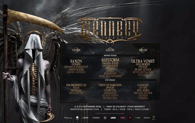 MENNECY METAL FEST : du 4 au 6 sept 2026