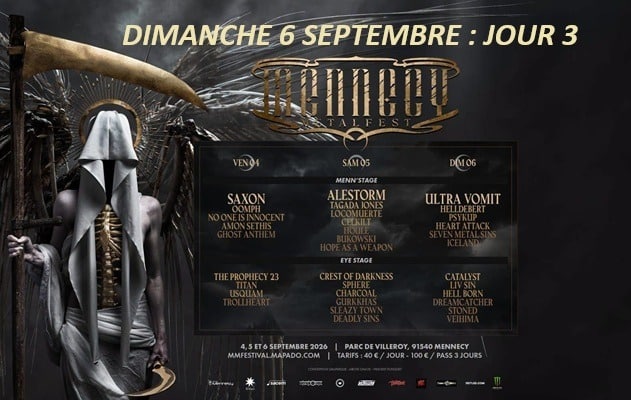 MENNECY METAL FEST : dimanche 6/09 : jour 3