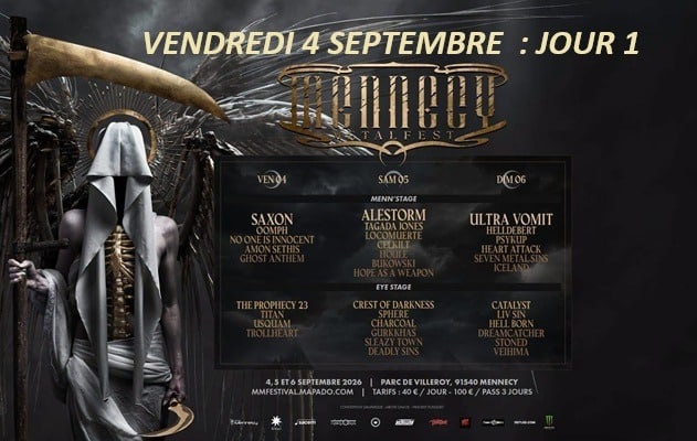 MENNECY METAL FEST : vendredi 4 /09 : jour 1