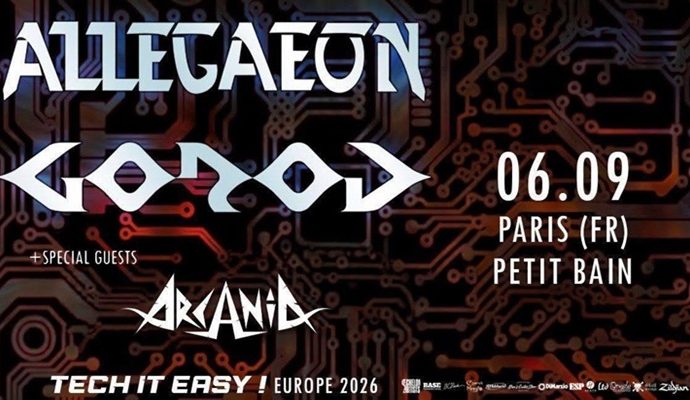 Gorod + Allegaeon à Petit Bain, le 6/09 2026
